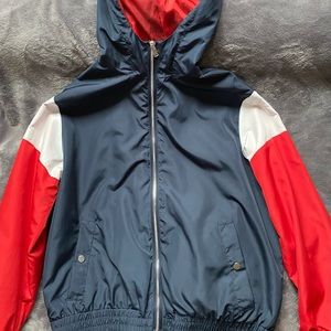 Red and Blue Windbreaker <3